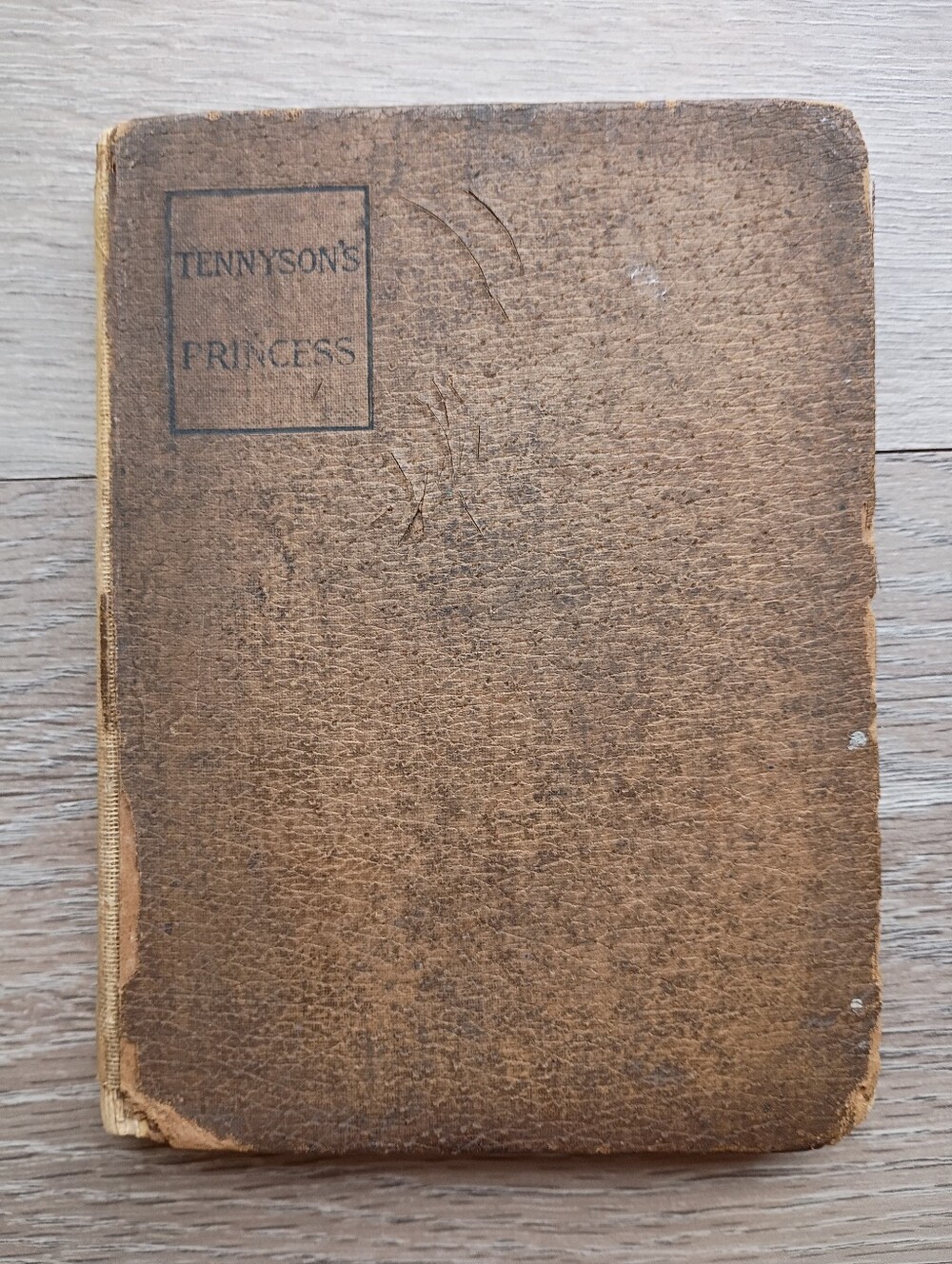 1898 The Princess, A Medley Book By Alfred Lord Pocket Hard Cloth Cover